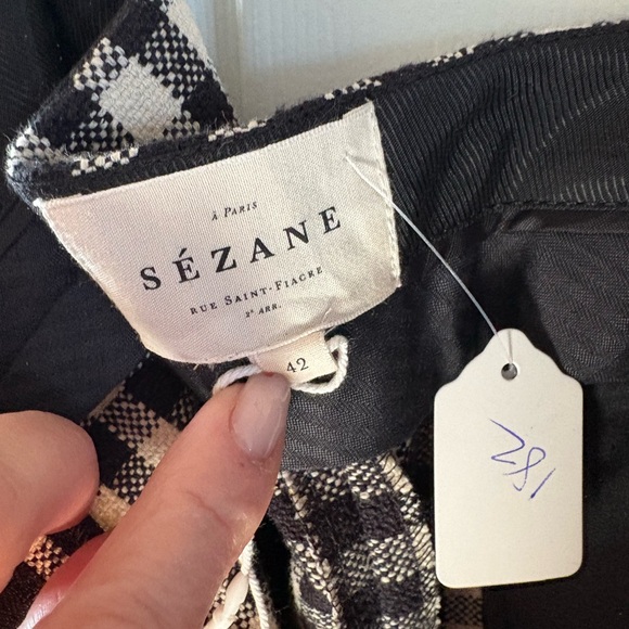 Sezane Martin Crop Trousers - Picture 3 of 8